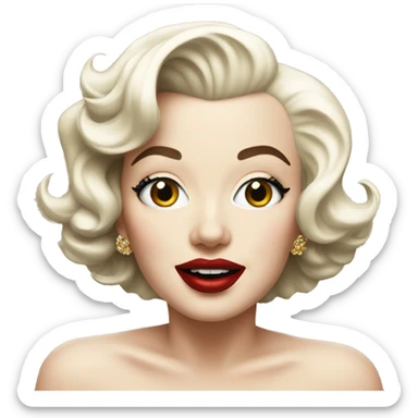 Marilyn Monroe sticker