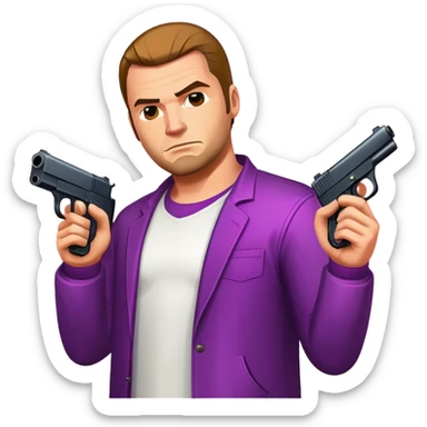 Logo Grand theft Auto sticker