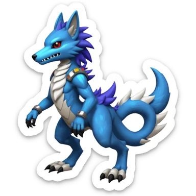 Grem2-Gremz-Protogen-Primagen-Sergal-fusion, full body  sticker