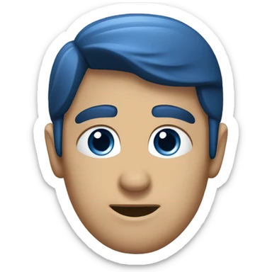 audífonos azules  sticker