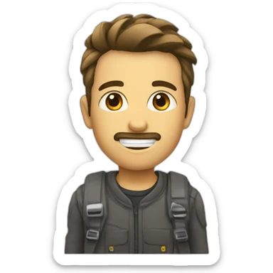 gens en trein de s'embrasser sticker