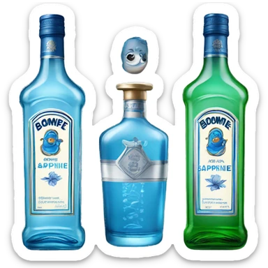 bombay sapphire gin sticker