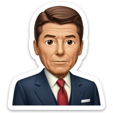 Ronald reagan indian sticker