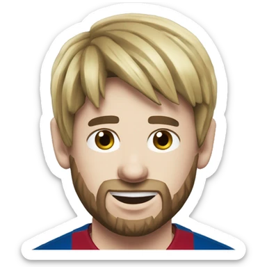 Messi qui tire un coup franc sticker