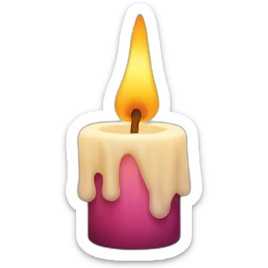 candle sticker