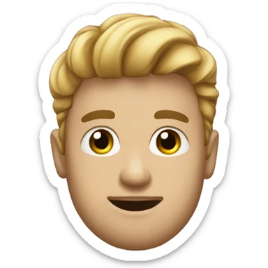 a bro with a monicle  sticker