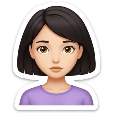 ragazza mora aestetich  sticker