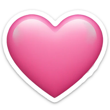 Pink heart  sticker
