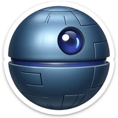 deathstar blueberry sticker