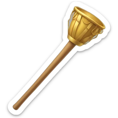 Twirling baton sticker