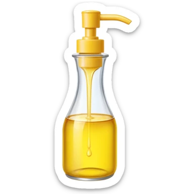 yellow cleansing oil sticker