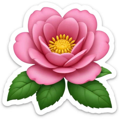Flor rosada sticker