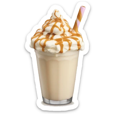Caramel milkshake  sticker