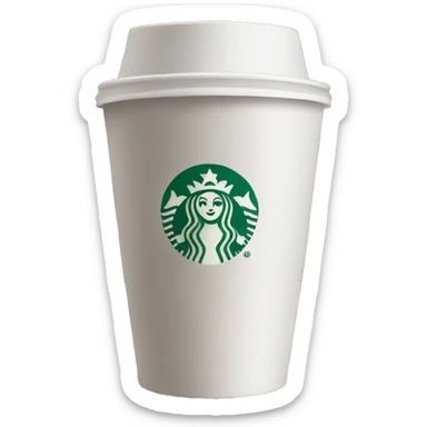 starbucks coffee cup sticker