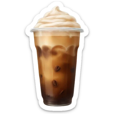 iced coffee sticker