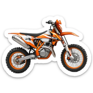 Motocross ktm sticker