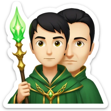 Verdant Wizard sticker
