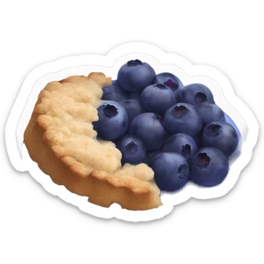 Blueberry Crumble sticker