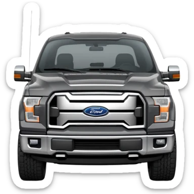 Dark Grey Forf F150 sticker