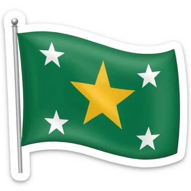 Faça um emoji da bandeira do estado de Rondônia sticker