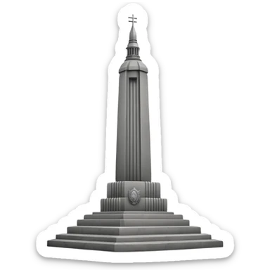 latvian freedom monument sticker