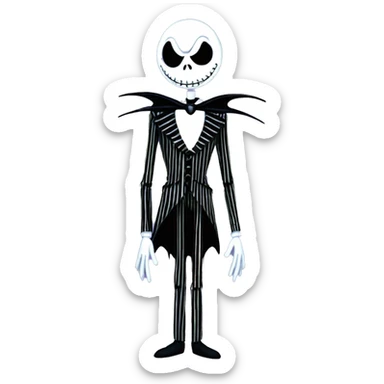 Jack skellington  sticker