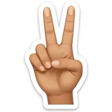 westside hand sign sticker