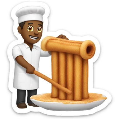 churro making sticker