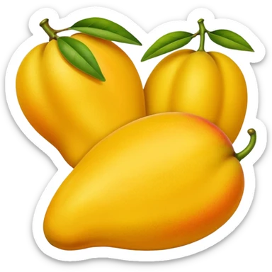 Mustard, 6 7, mango sticker