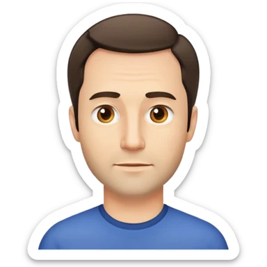 "- Nam
- 40 tuổi
- Da trắng
- Tóc ngắn
- Mặt bình thường
- Râu quai nón" sticker