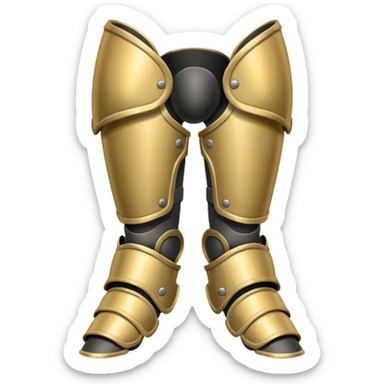 bone leg armor sticker