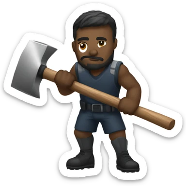 sophisticated defender with a hammer sticker