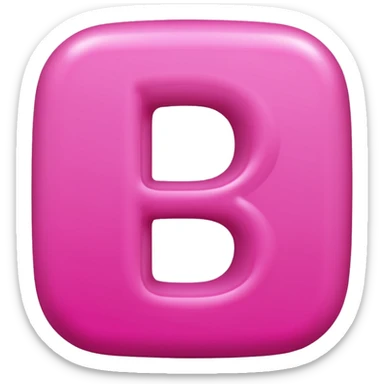 mix color pinks letter p sticker