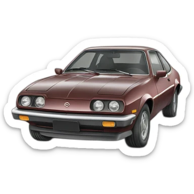 Opel Manta Model a sticker