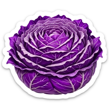 Red cabbage - grated sticker