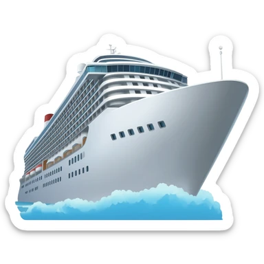Cruise ship sticker