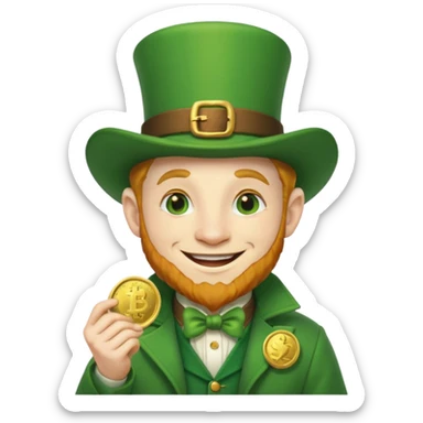 Leprechaun sticker