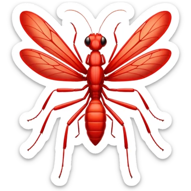 red mantis sticker