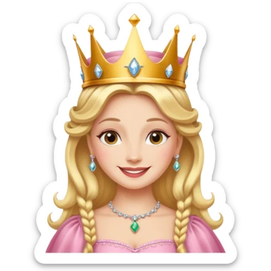 glinda the good crown sticker