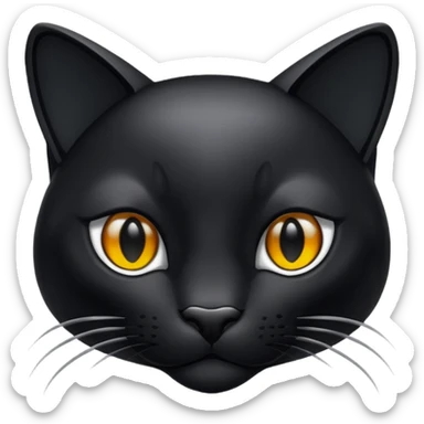 Panthère noir  sticker