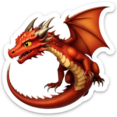 smaug from the hobbit sticker