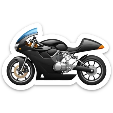 sporty motorbike with 27 on the side sticker