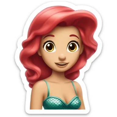 Ariel the littler mermaid Disney  sticker