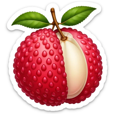 Lychee sticker