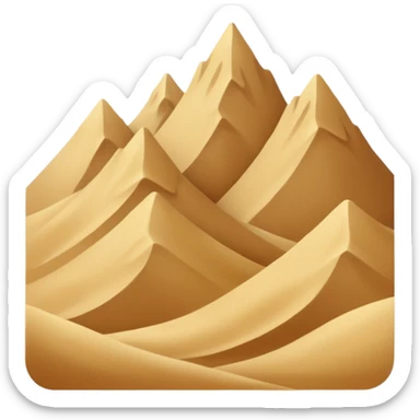 sand mountains sticker