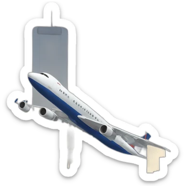 Twin towers plane sticker
