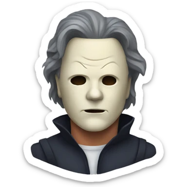 Michael Myers halloween sticker