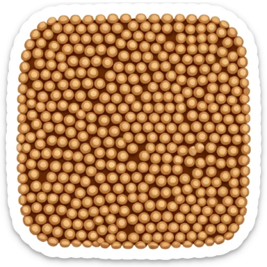 buckwheat grains sticker