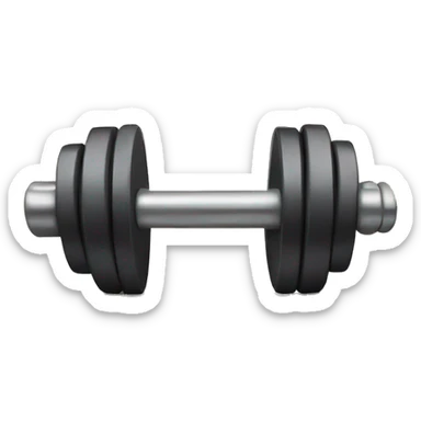 Barbell sticker