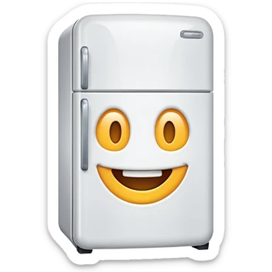funny fridge emoji sticker